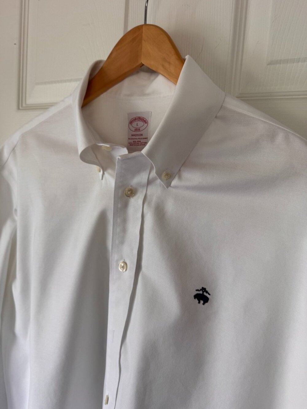 Polished Classic! Brooks Brothers Madison Royal Oxford Shirt - Picture 3 of 5